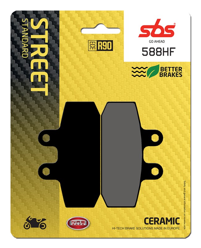 SBS brake pads KH256 street standart ceramic colour black (588HF)